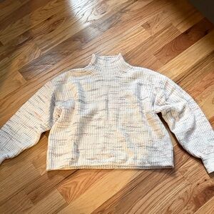 Old Navy Cream Turtleneck Sweater